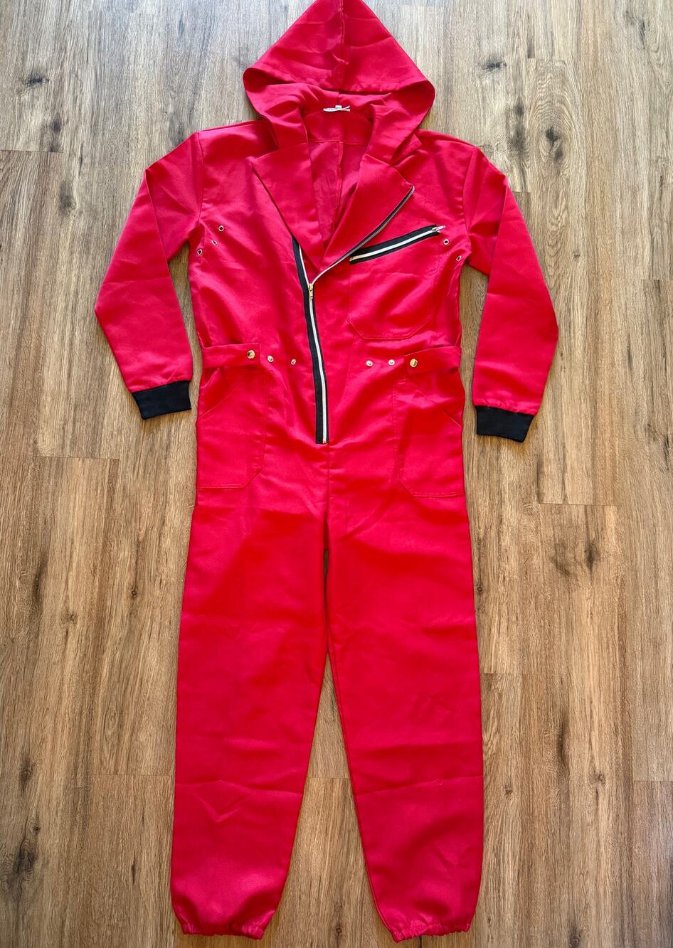 House of Paper Dali Cosplay Costume Red Jumpsuit Halloween Outfits Props Unisex